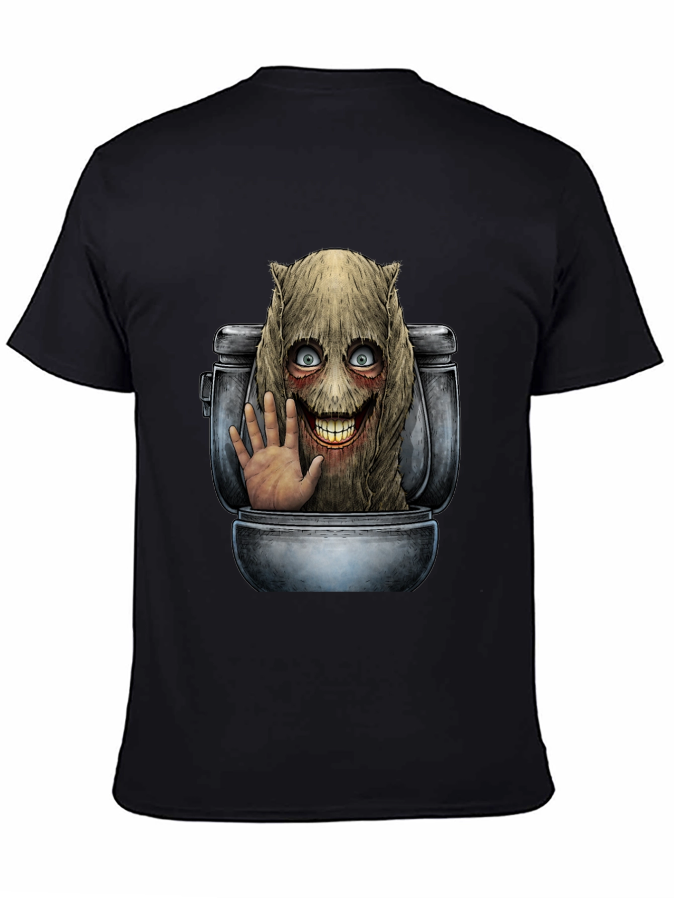 Toilet Monster T-Shirt - Horror Graphic Tee
