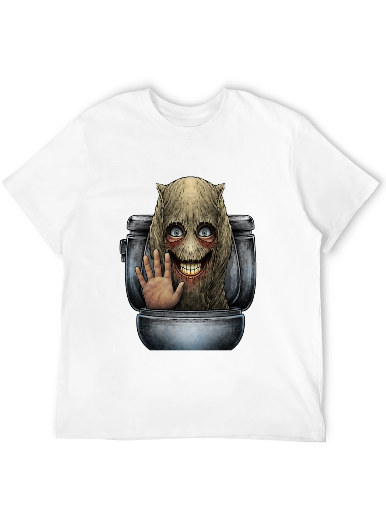 Toilet Monster T-Shirt - Horror Graphic Tee