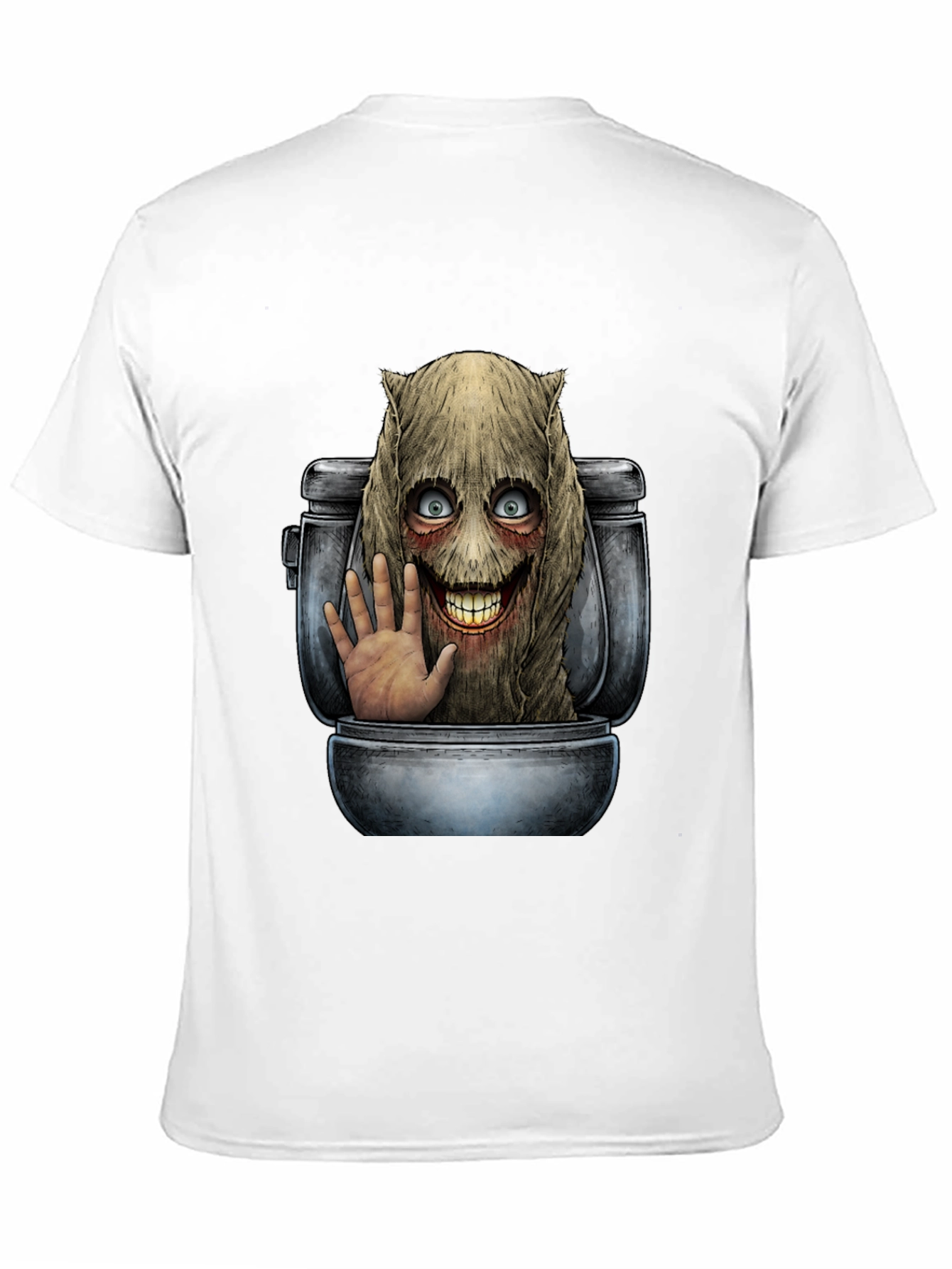 Toilet Monster T-Shirt - Horror Graphic Tee