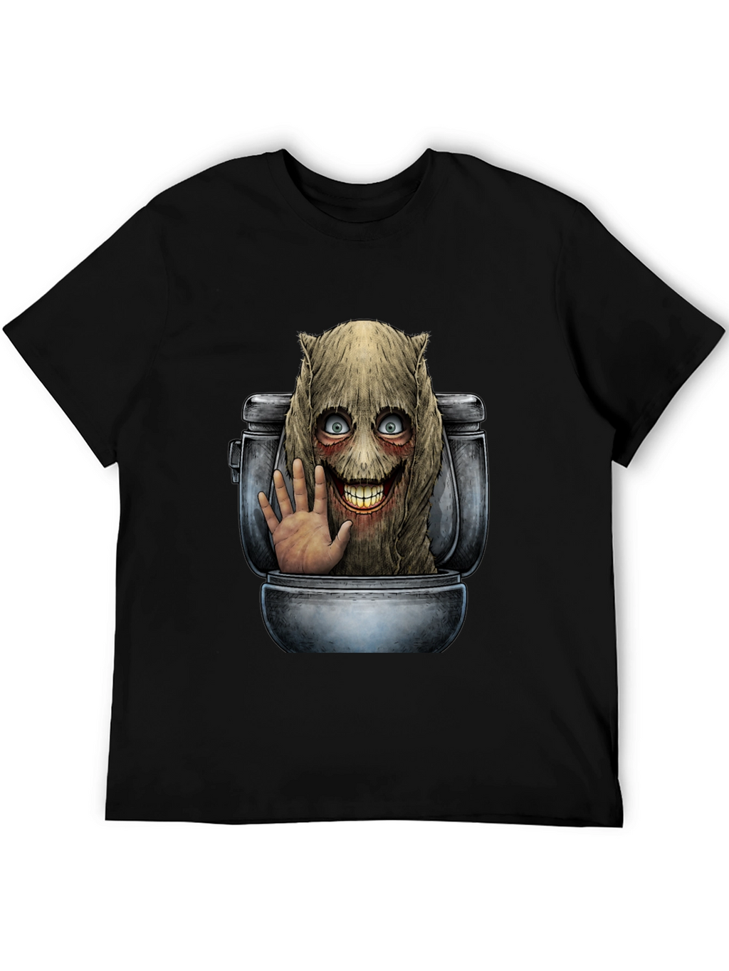 Toilet Monster T-Shirt - Horror Graphic Tee