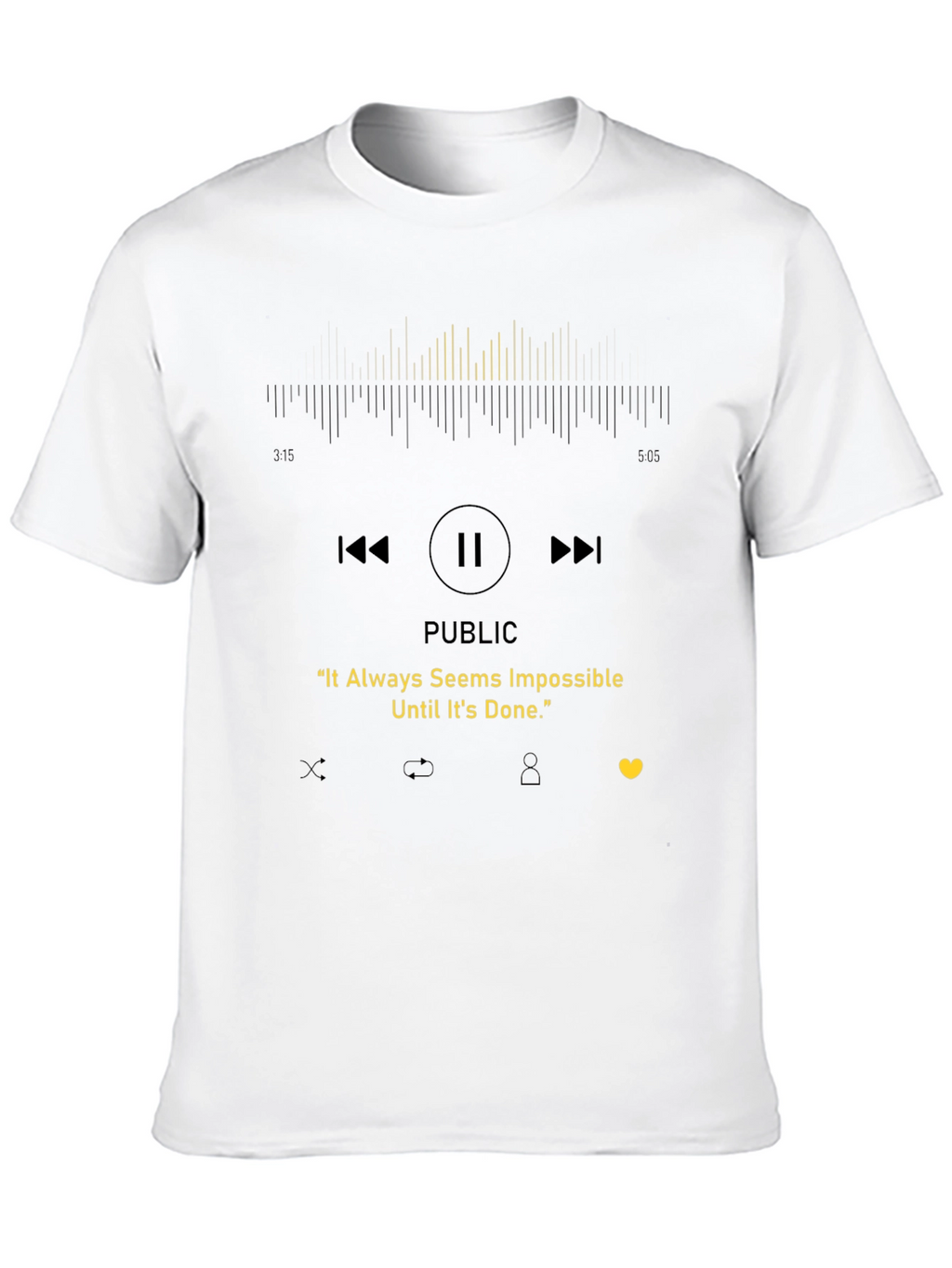 Motivational T-Shirt - It Always Seems Impossible