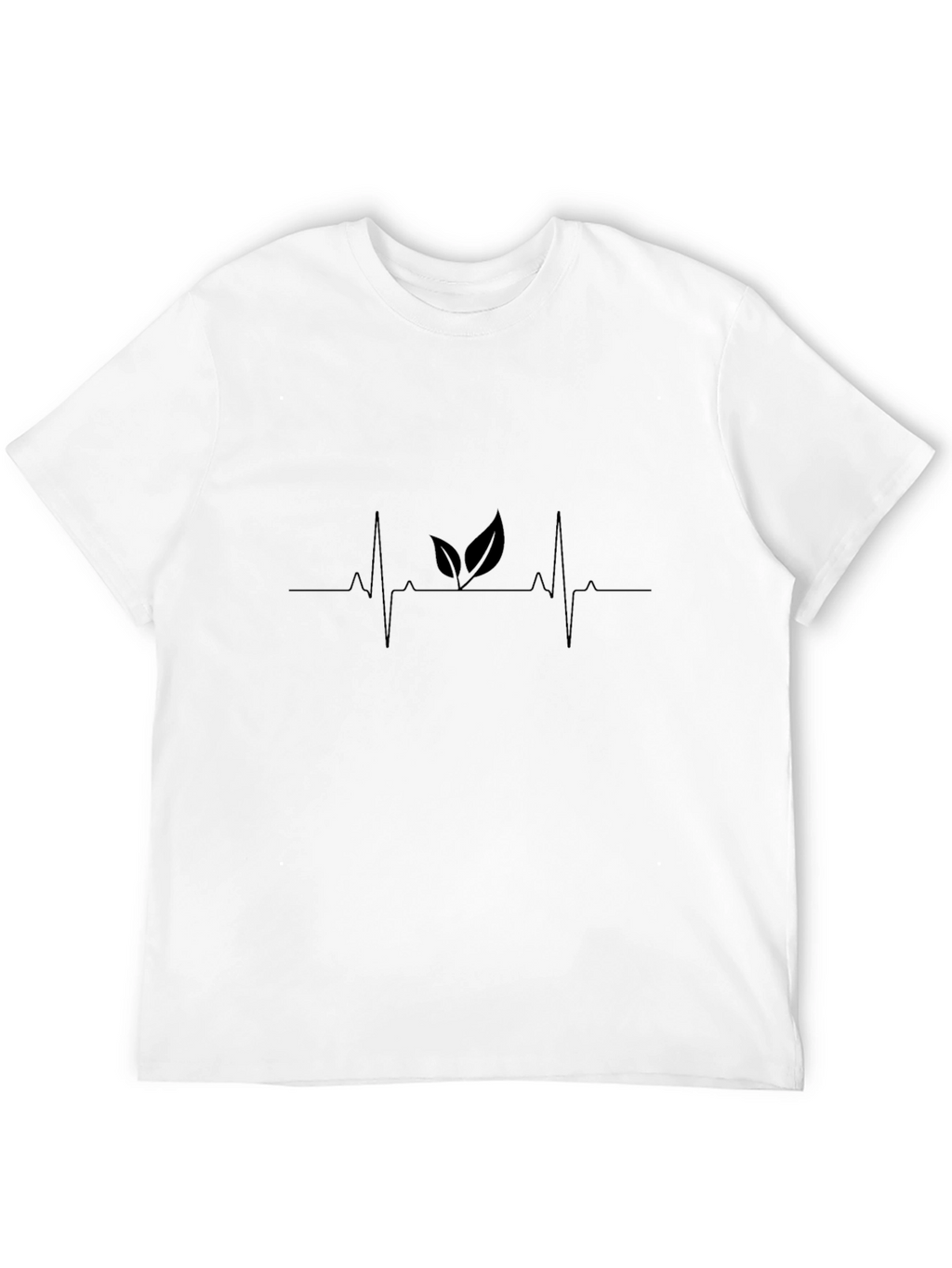 Nature Lovers Heartbeat Black T-Shirt