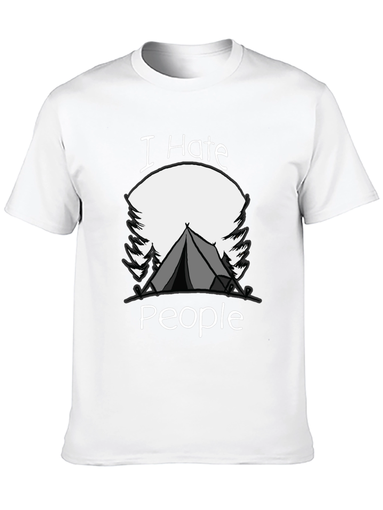 I Hate People Camping T-Shirt
