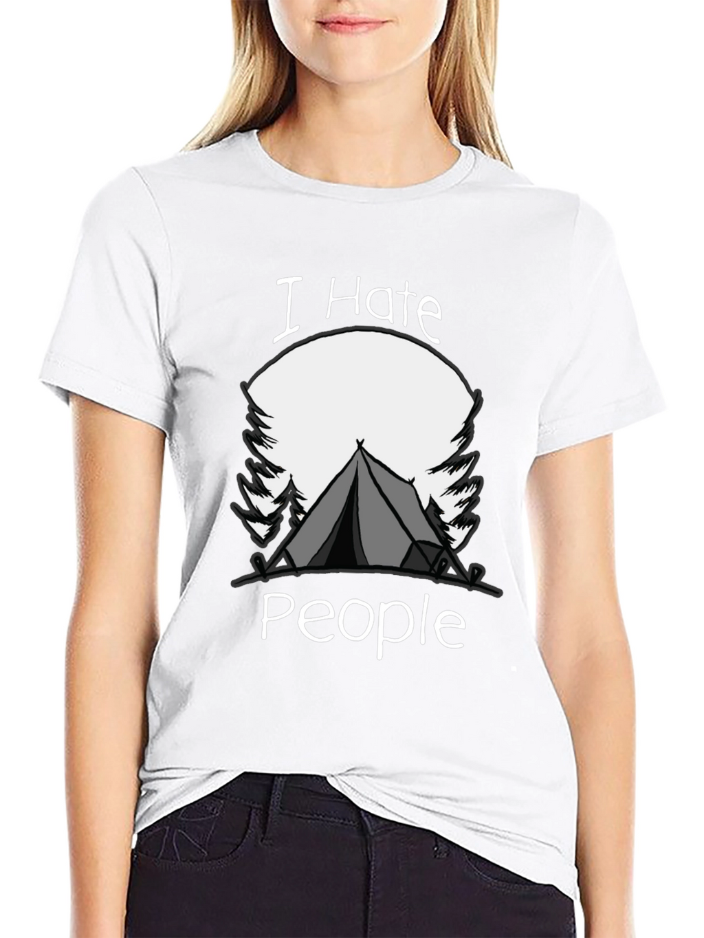 I Hate People Camping T-Shirt