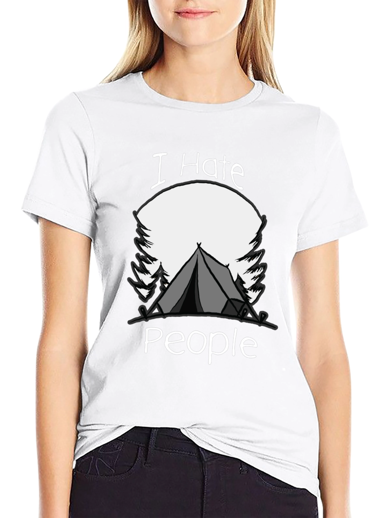 I Hate People Camping T-Shirt