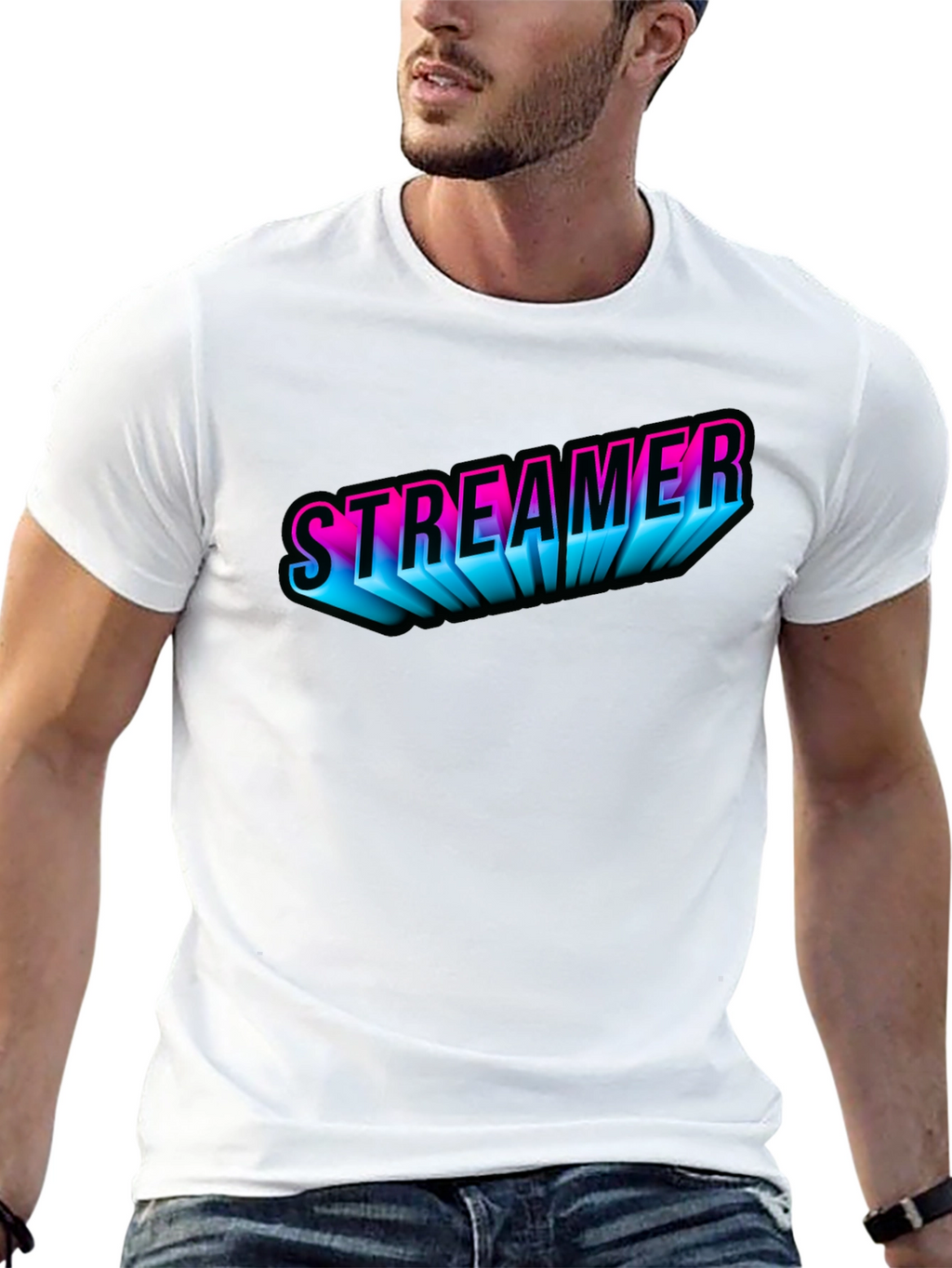 Streamer Retro Graphic Tee