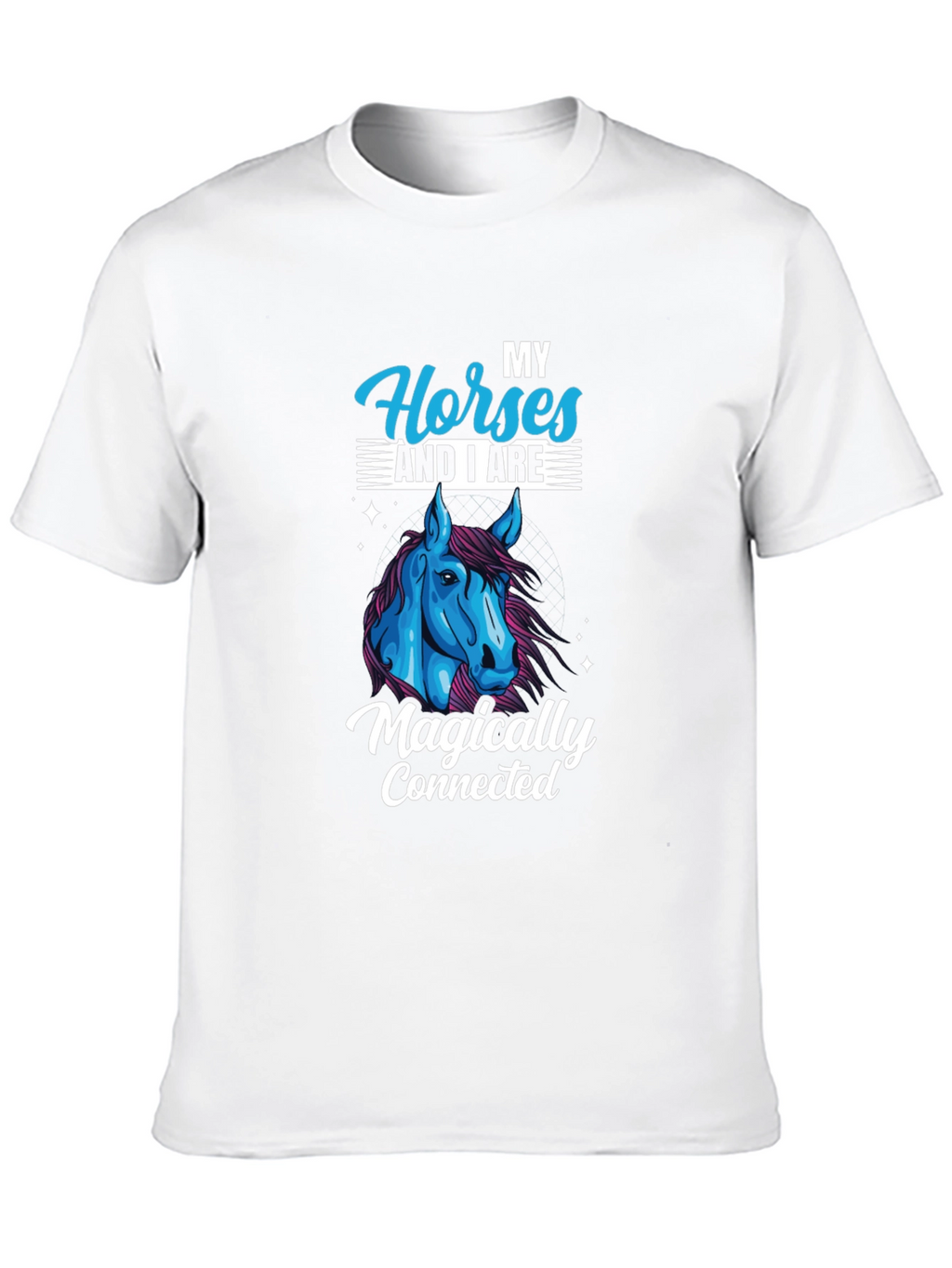 Horse Lover Black T-Shirt - Magically Connected
