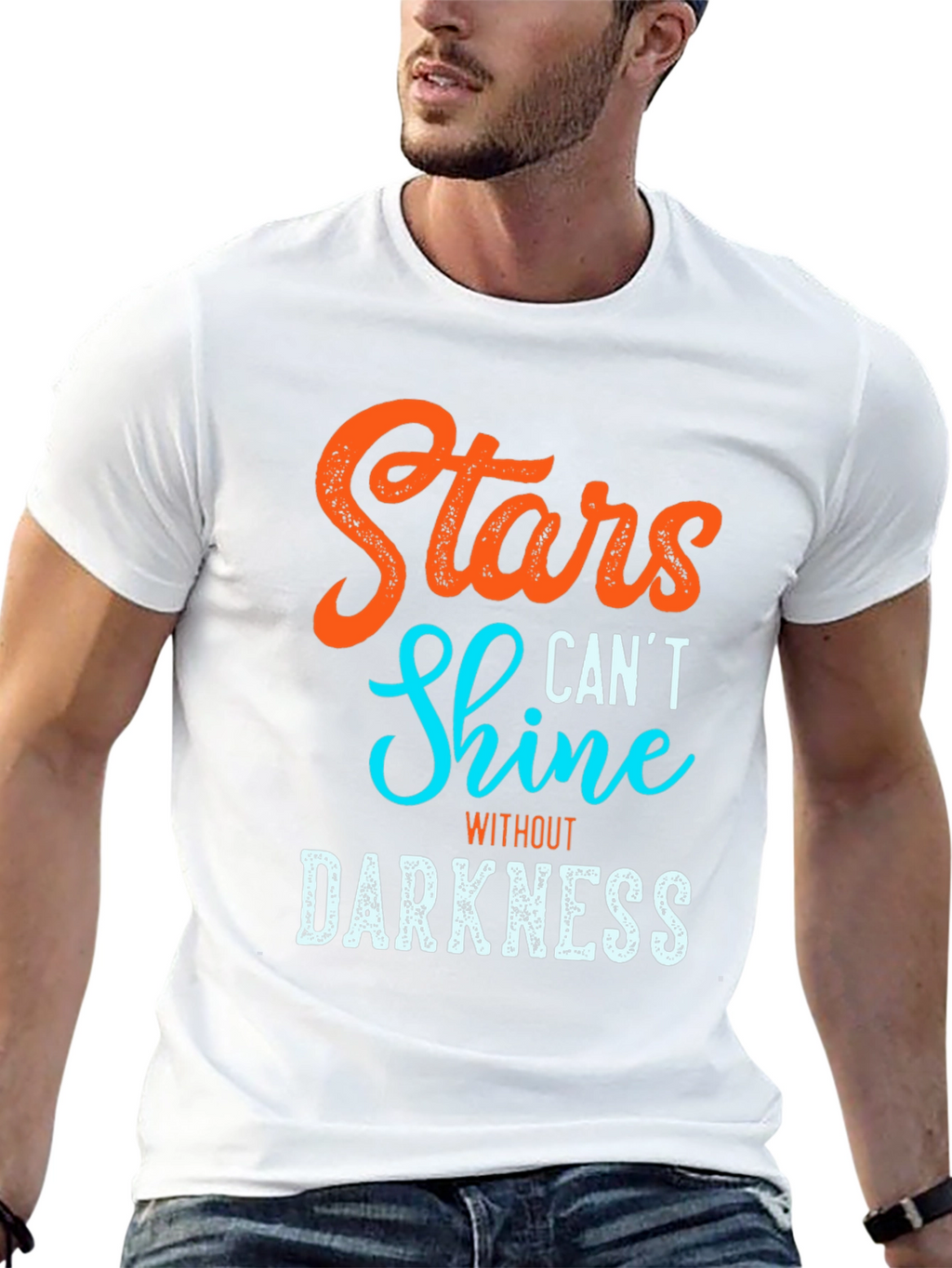 Stars Cant Shine T-Shirt - Inspirational Graphic Tee