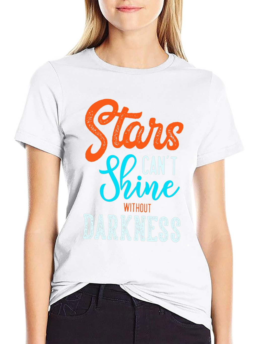 Stars Cant Shine T-Shirt - Inspirational Graphic Tee