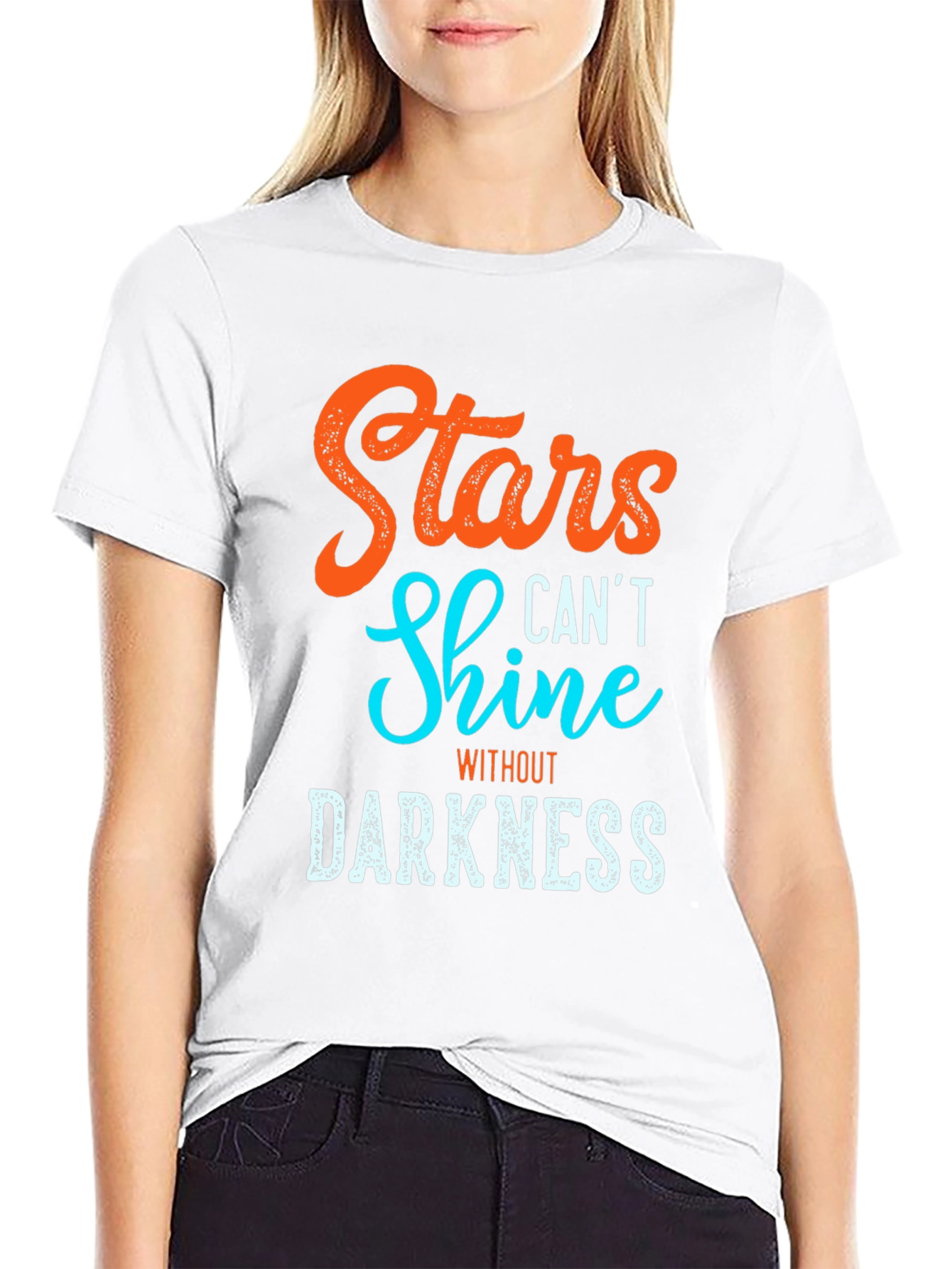 Stars Cant Shine T-Shirt - Inspirational Graphic Tee