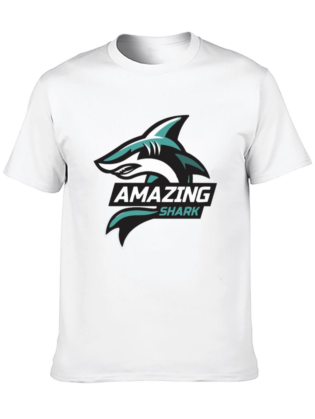 Amazing Shark Graphic Tee - Stylish Black T-Shirt