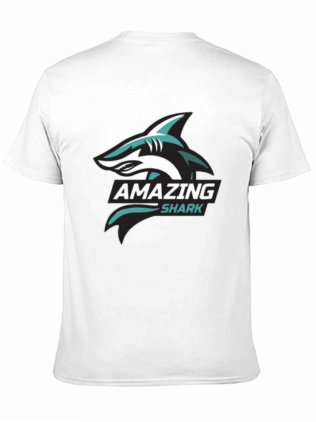 Amazing Shark Graphic Tee - Stylish Black T-Shirt