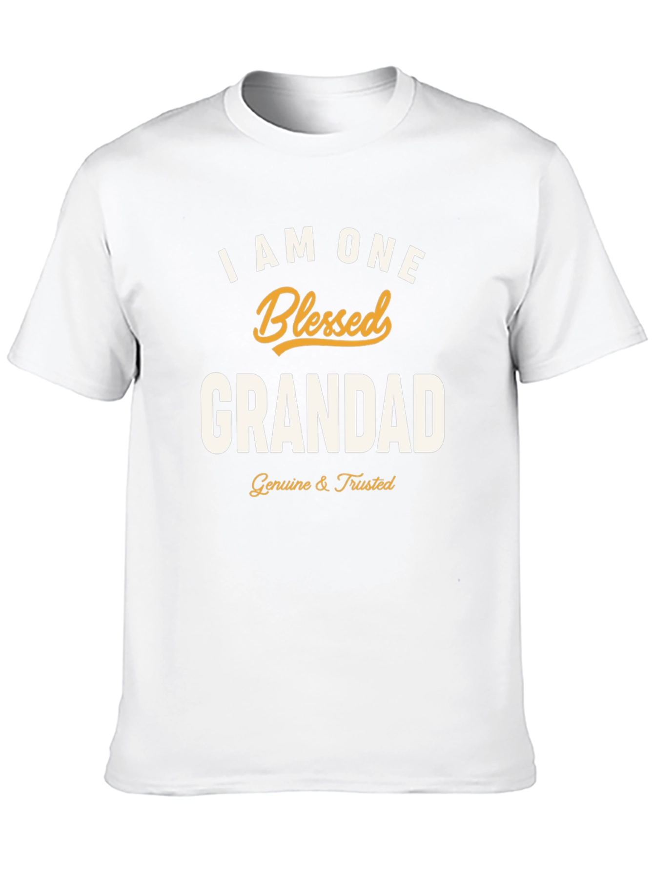 Blessed Grandad T-Shirt - Black Graphic Tee