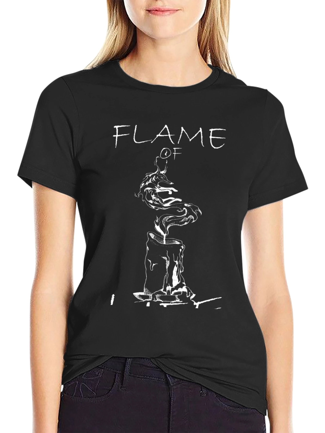 Flame Of T-Shirt - Black Graphic Tee