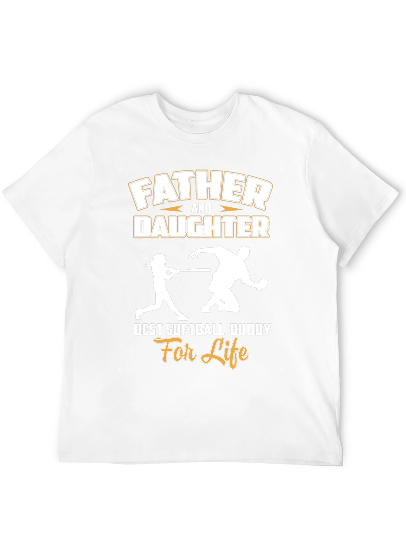 Father and Daughter Softball T-Shirt