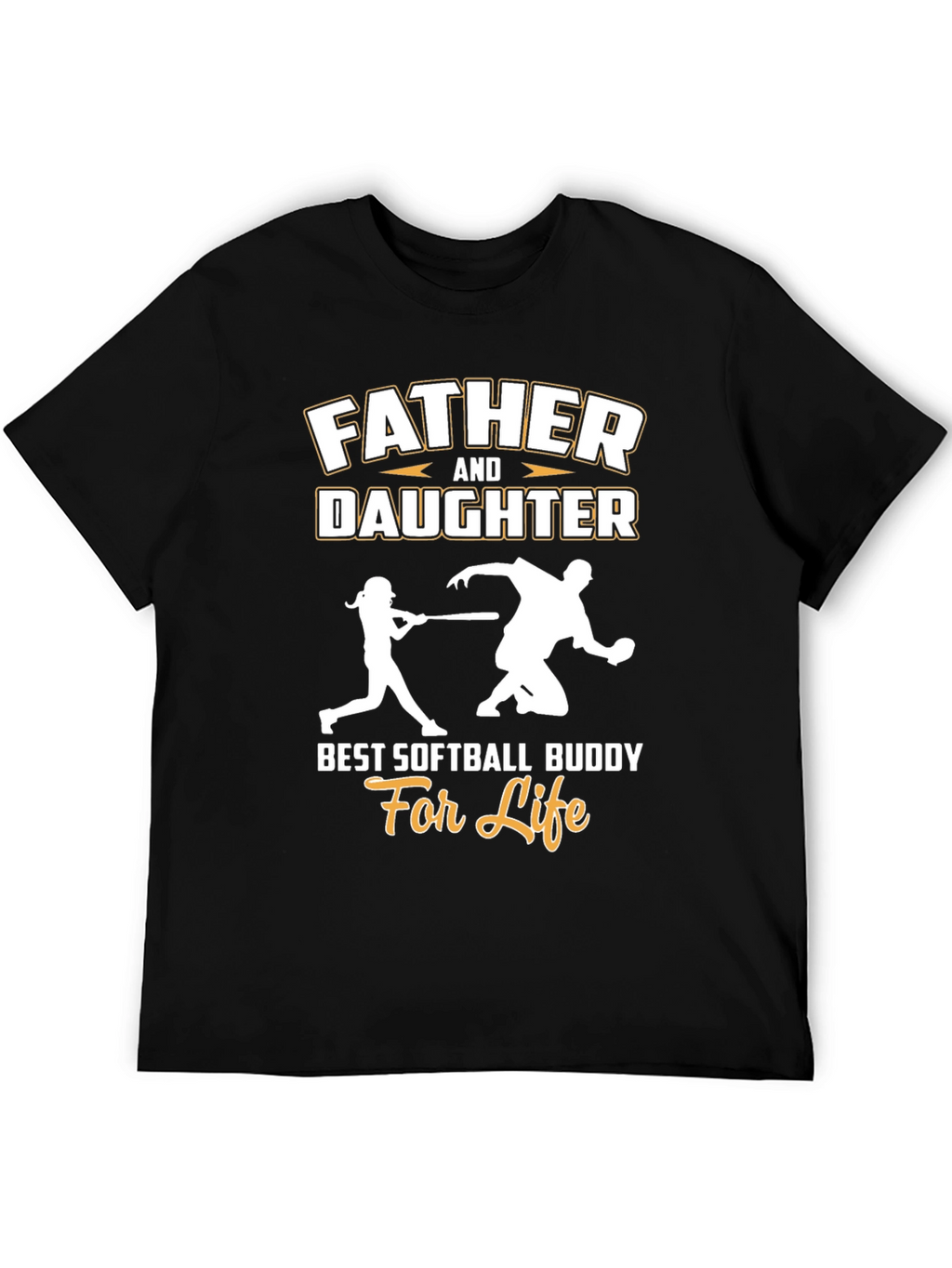 Father and Daughter Softball T-Shirt