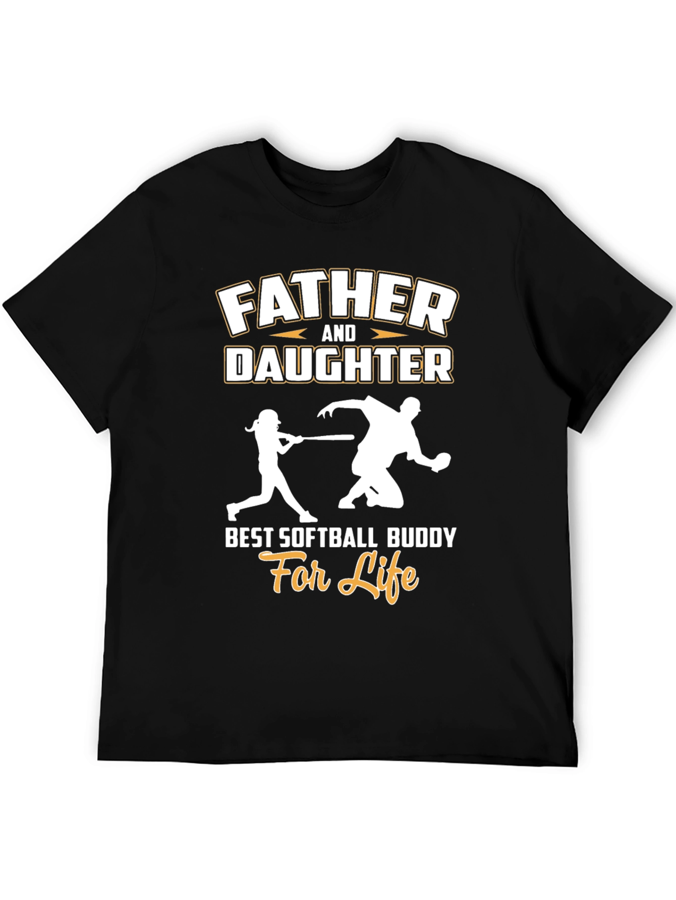 Father and Daughter Softball T-Shirt