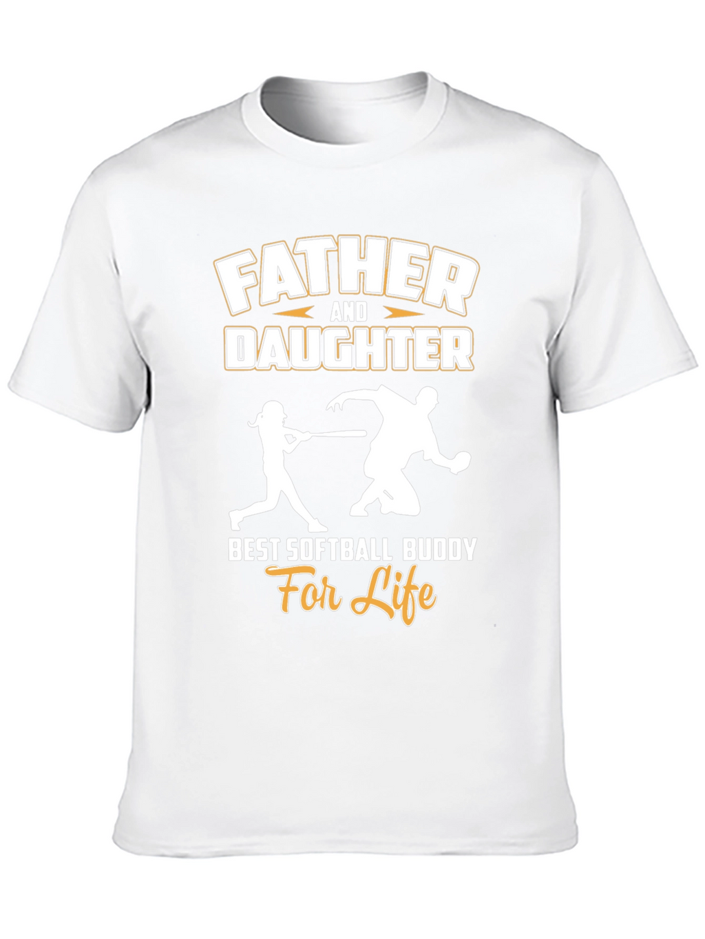 Father and Daughter Softball T-Shirt