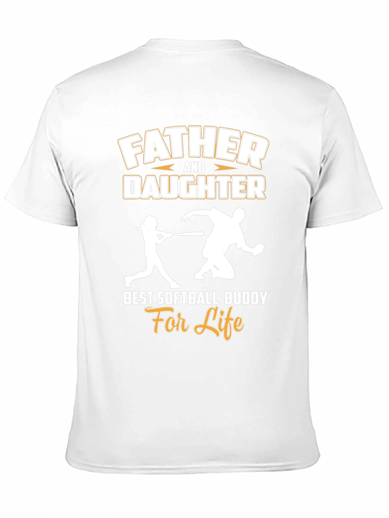 Father and Daughter Softball T-Shirt