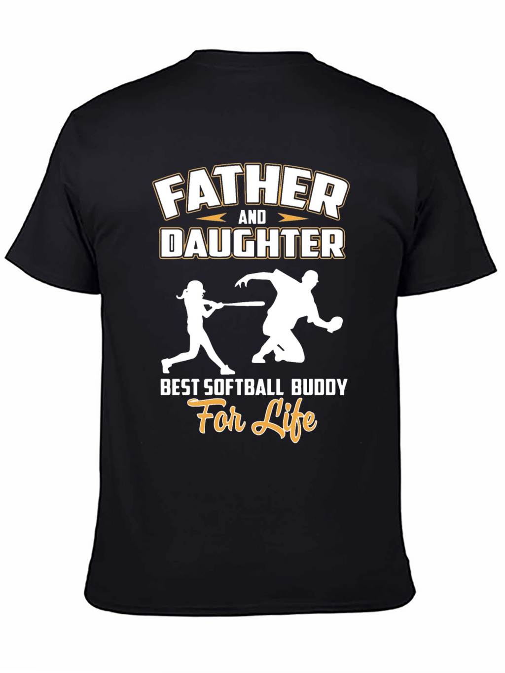 Father and Daughter Softball T-Shirt