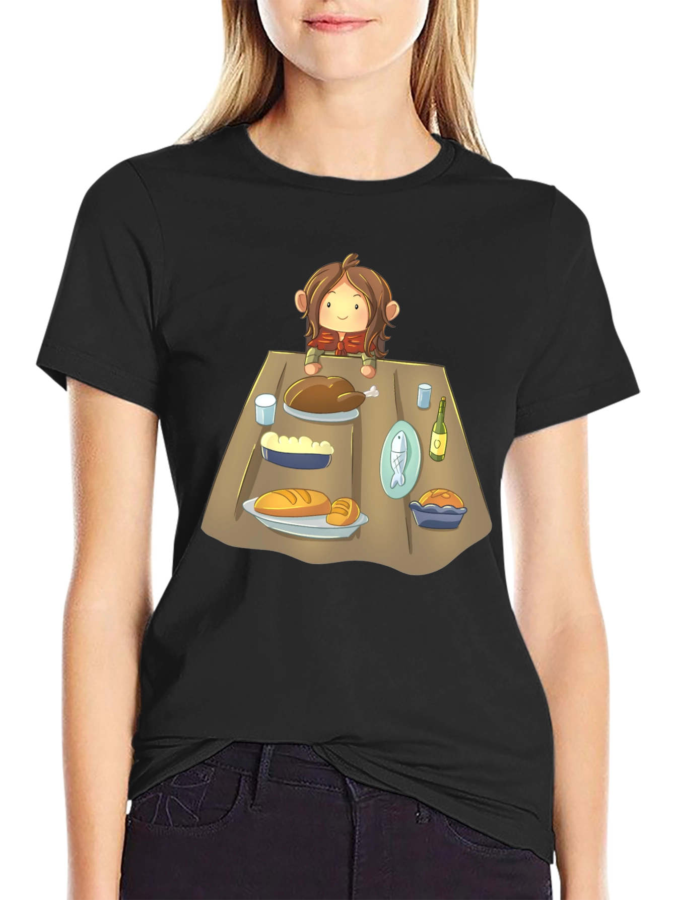 Hobbit Feast T-Shirt - Whimsical Lord of the Rings Apparel