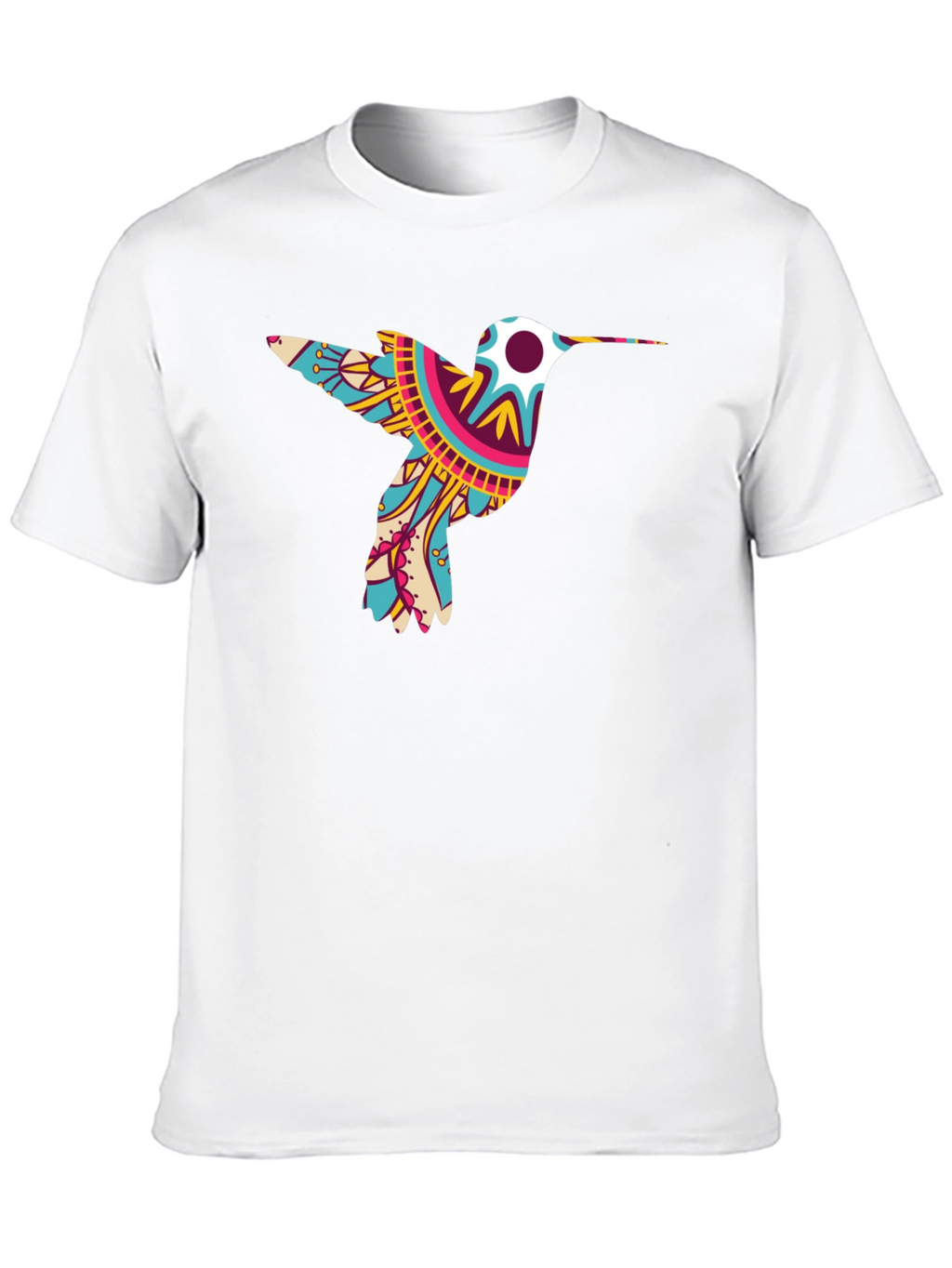 Hummingbird Graphic Tee - Mens Black T-Shirt