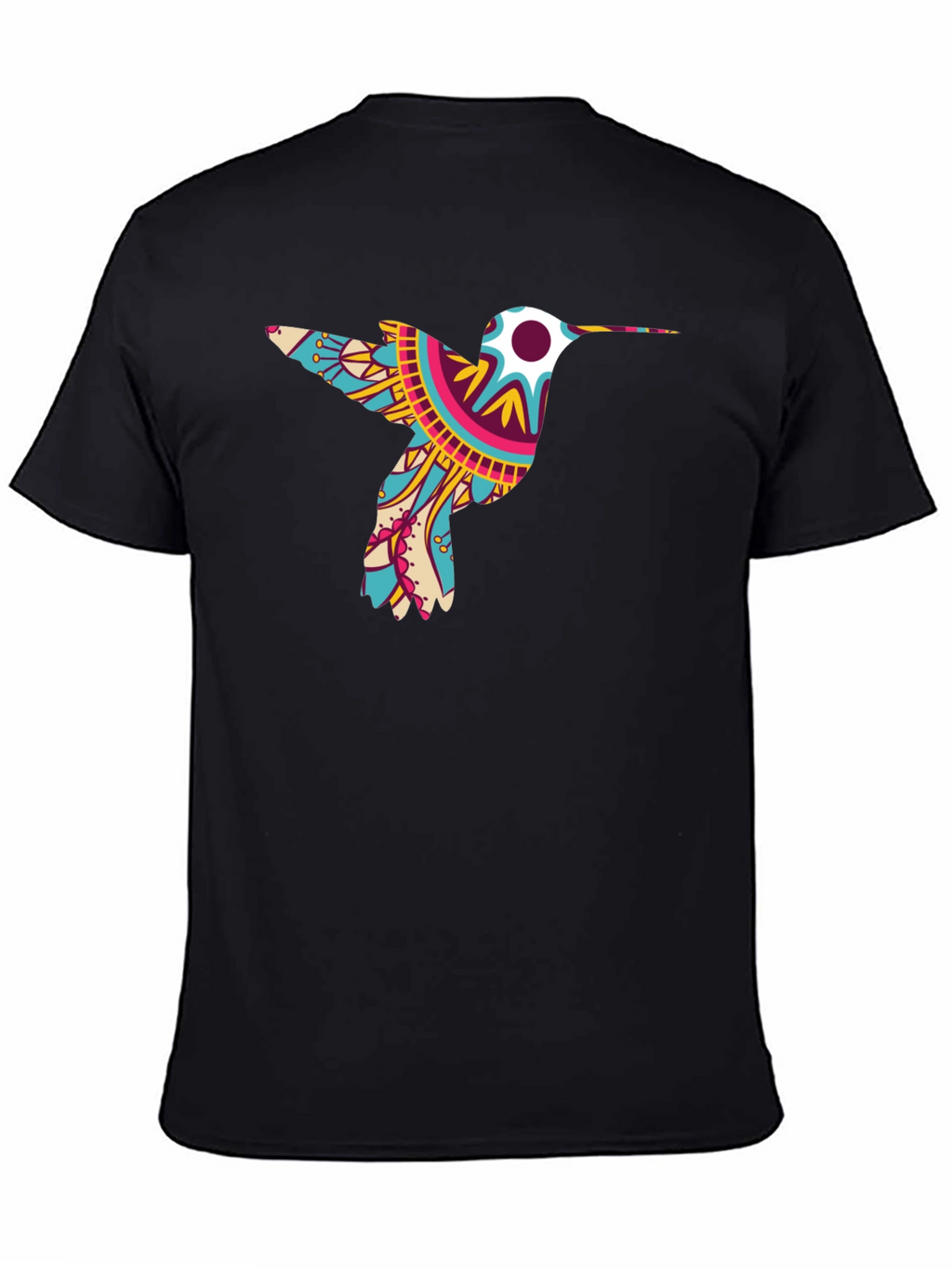 Hummingbird Graphic Tee - Mens Black T-Shirt