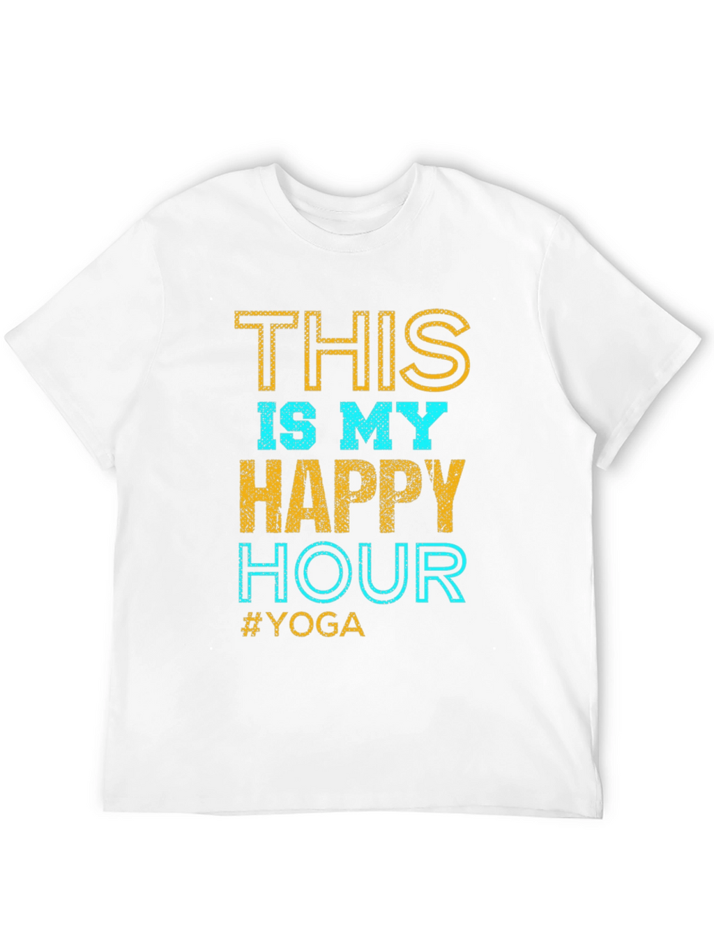 Yoga Happy Hour Graphic Tee - Relax in Style