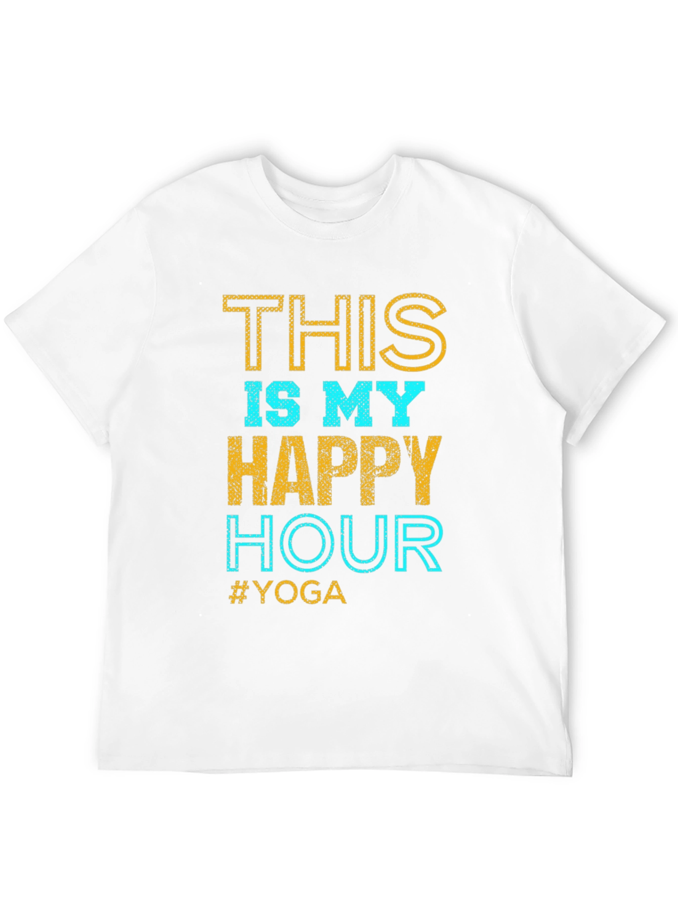 Yoga Happy Hour Graphic Tee - Relax in Style