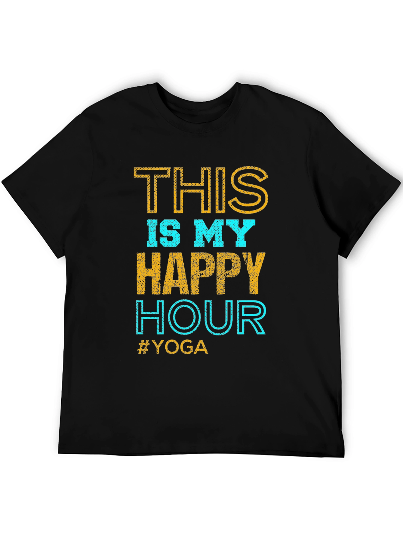 Yoga Happy Hour Graphic Tee - Relax in Style