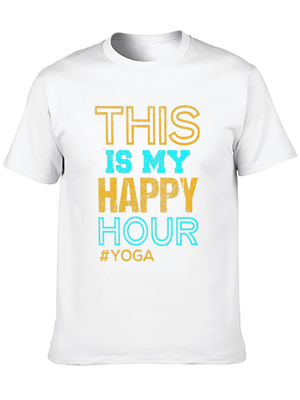 Yoga Happy Hour Graphic Tee - Relax in Style