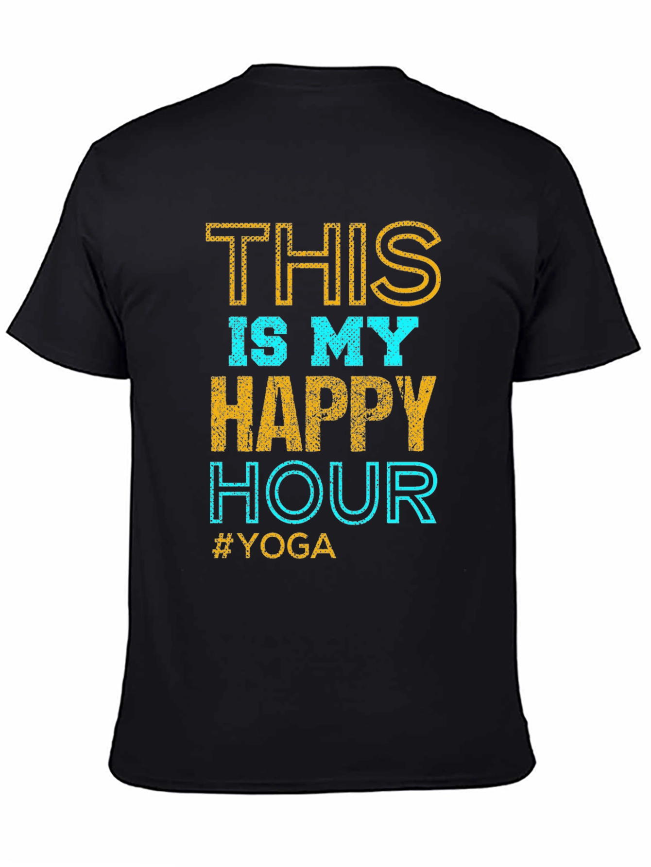Yoga Happy Hour Graphic Tee - Relax in Style