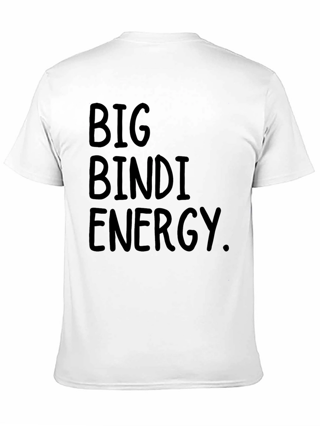 Big Bindi Energy T-Shirt - Black Crew Neck Tee