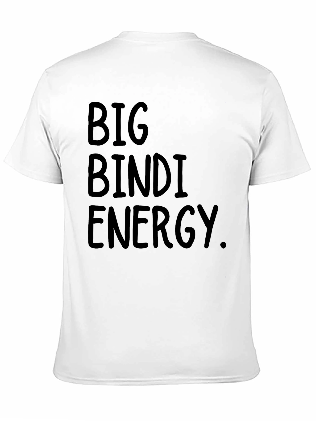 Big Bindi Energy T-Shirt - Black Crew Neck Tee