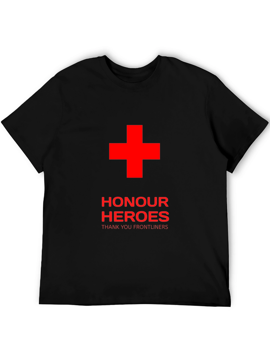 Honour Heroes Frontliners T-Shirt - Black