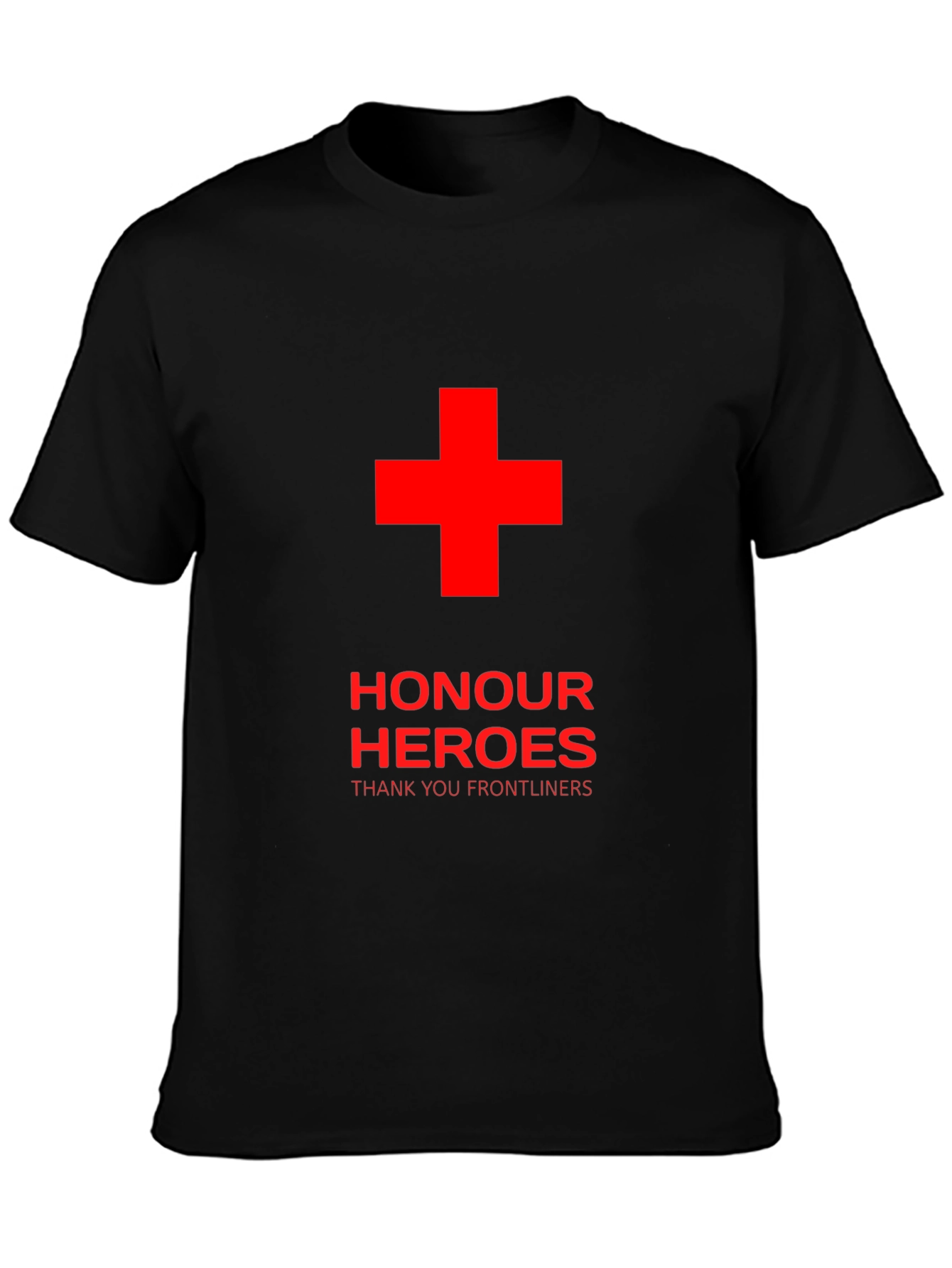 Honour Heroes Frontliners T-Shirt - Black