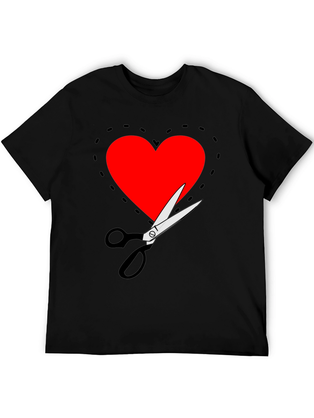 Cut Out Heart Graphic Tee