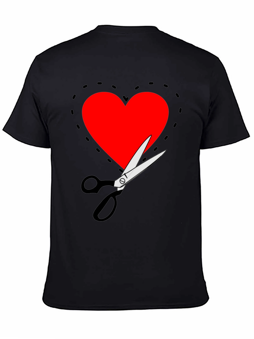 Cut Out Heart Graphic Tee