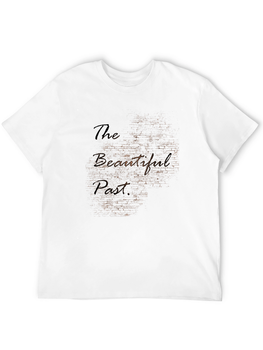 The Beautiful Past Mens Black Graphic T-Shirt