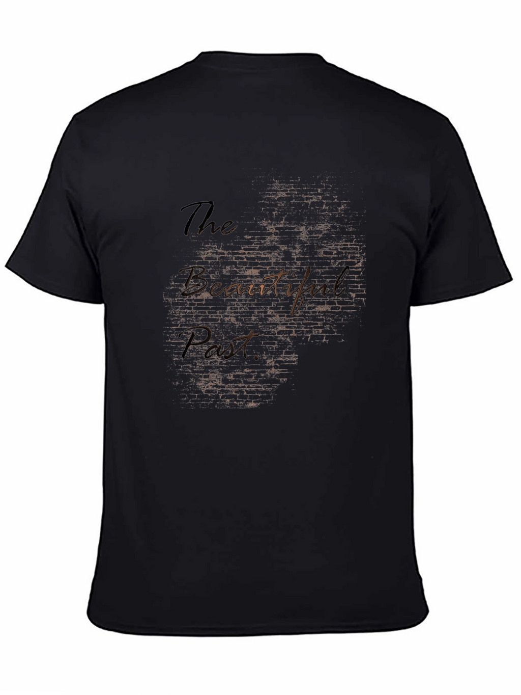 The Beautiful Past Mens Black Graphic T-Shirt