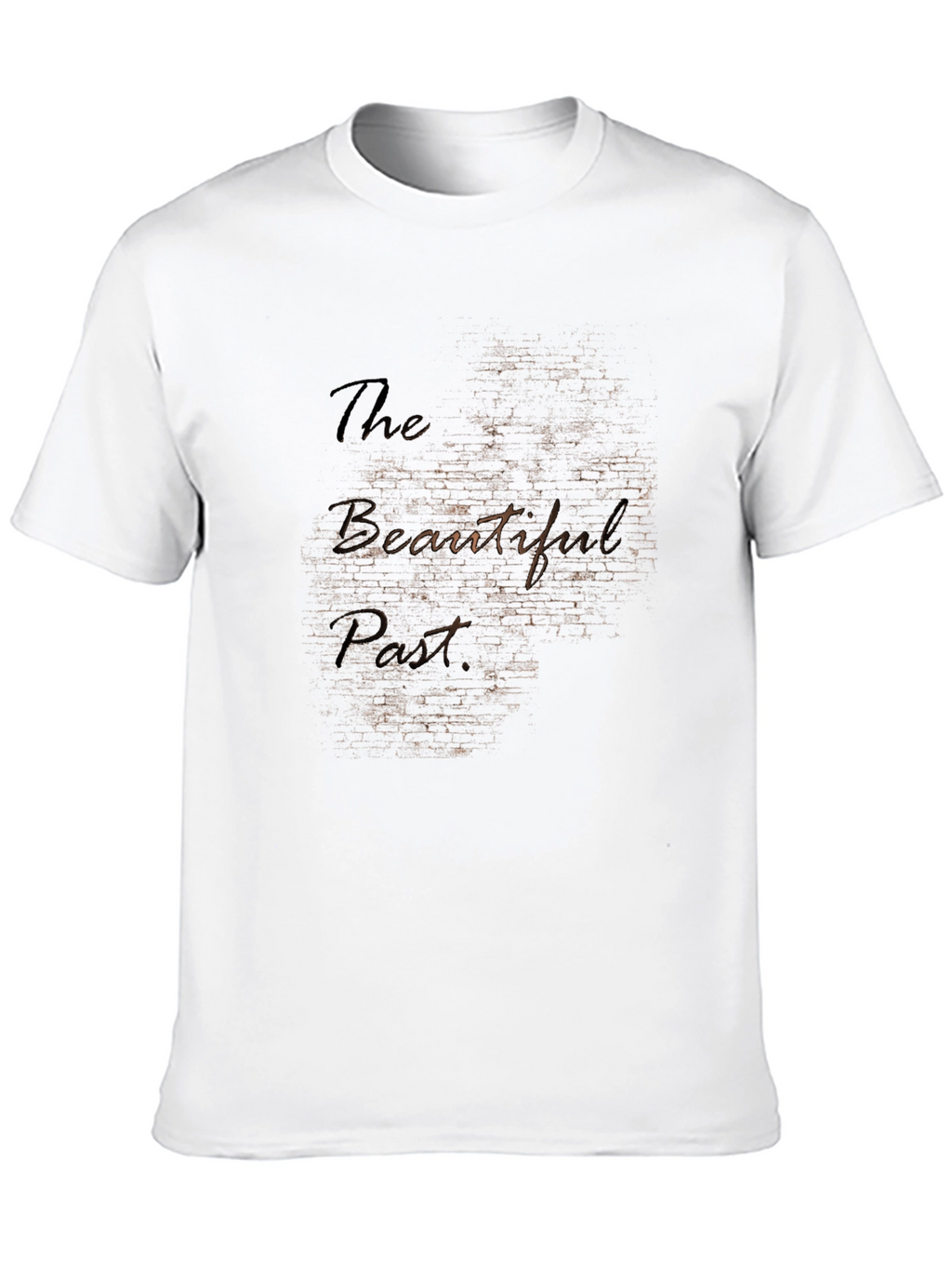 The Beautiful Past Mens Black Graphic T-Shirt