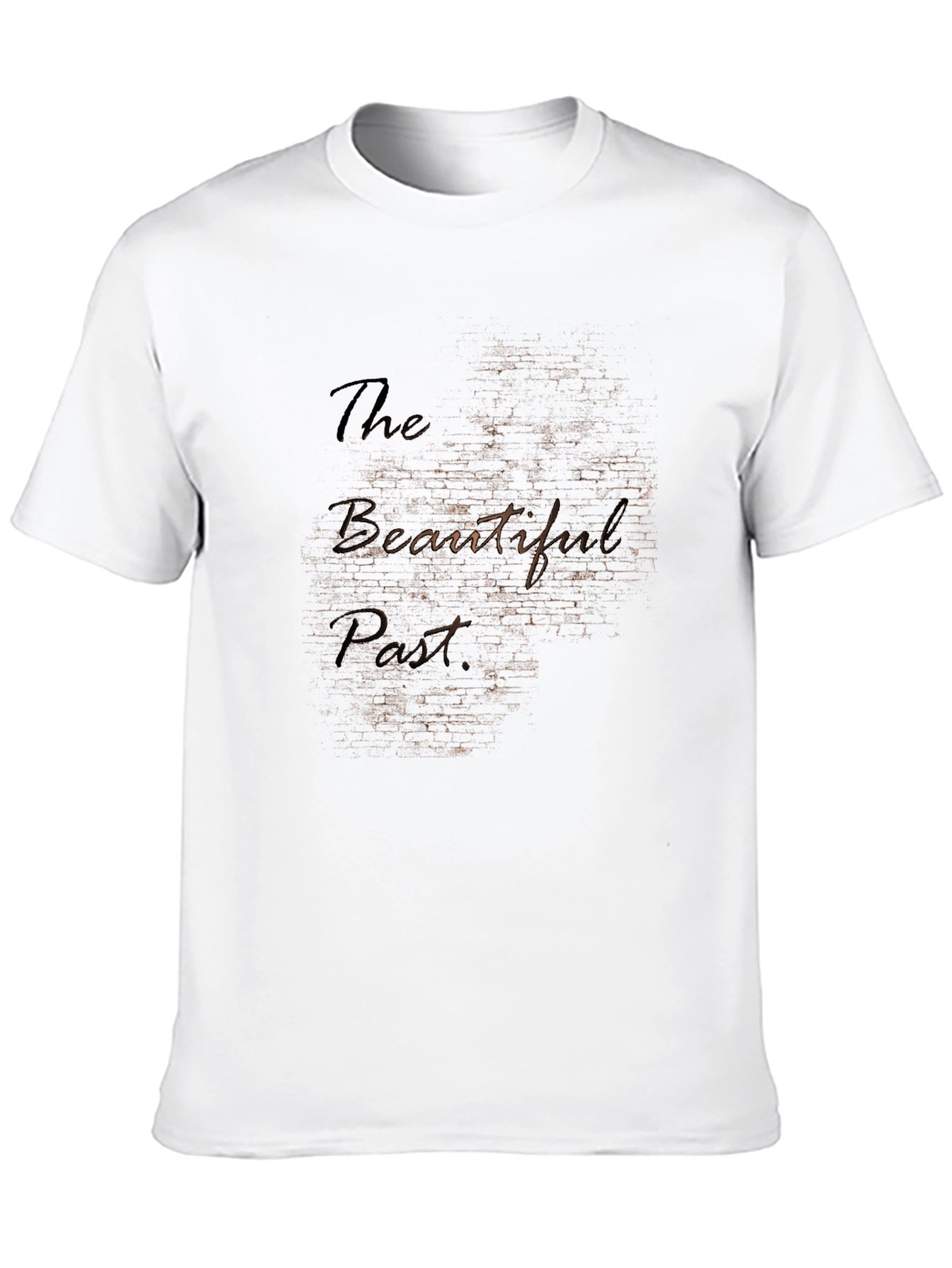 The Beautiful Past Mens Black Graphic T-Shirt