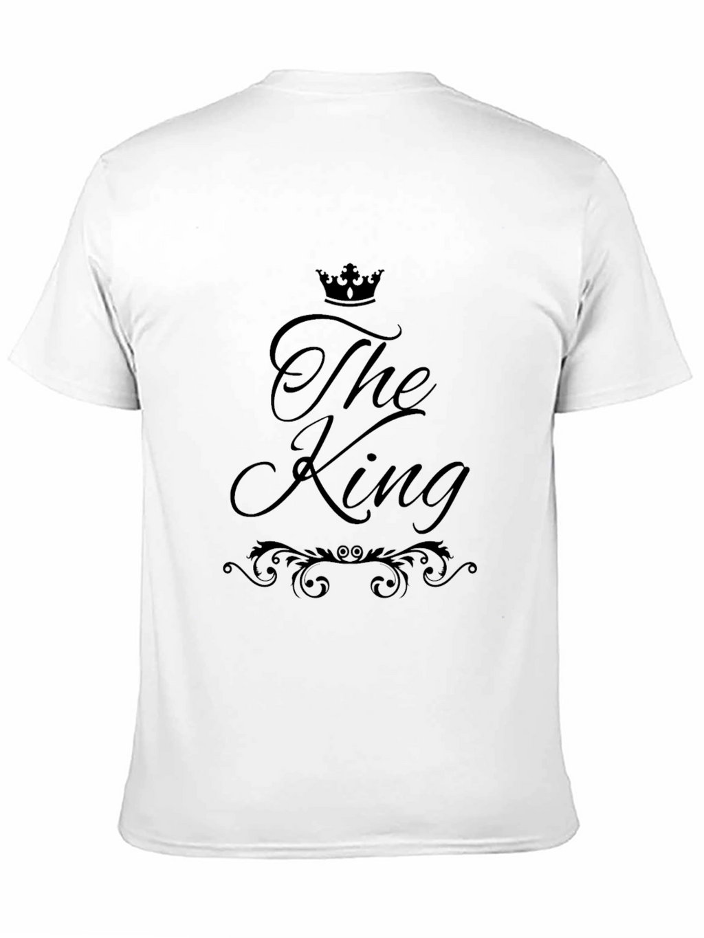 The King Black Graphic T-Shirt for Men