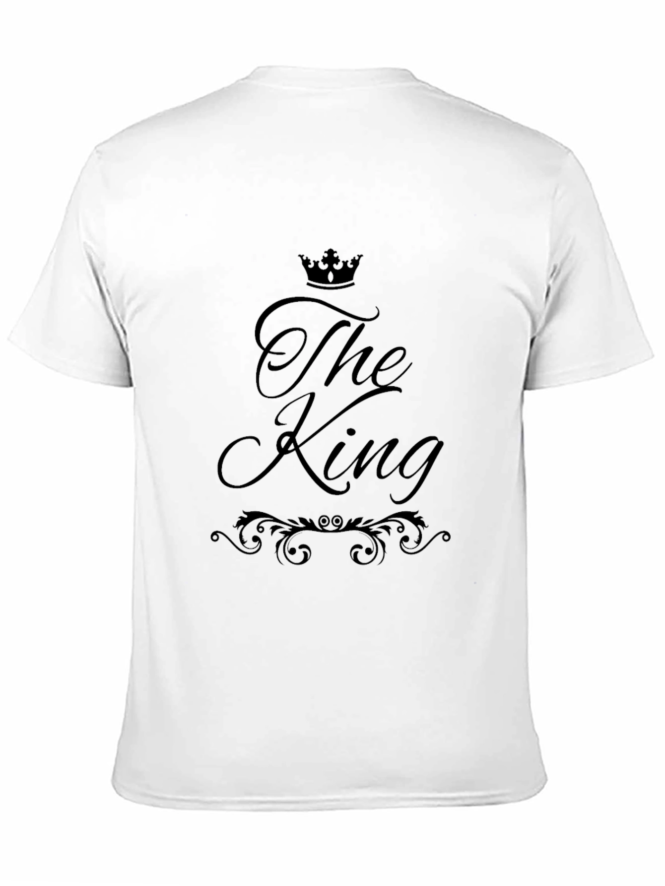 The King Black Graphic T-Shirt for Men