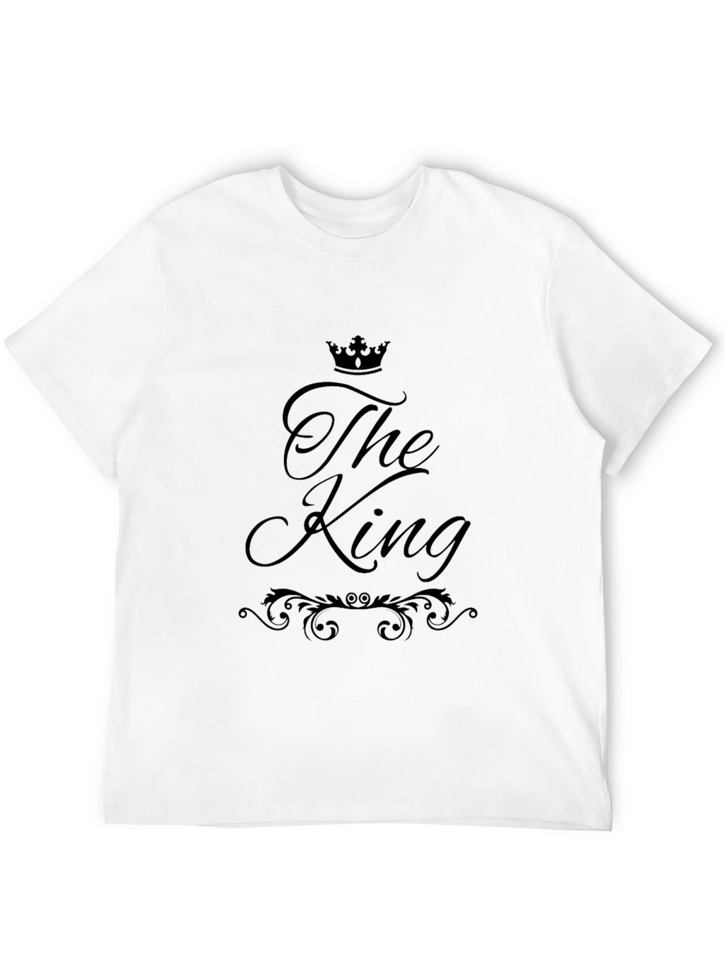 The King Black Graphic T-Shirt for Men