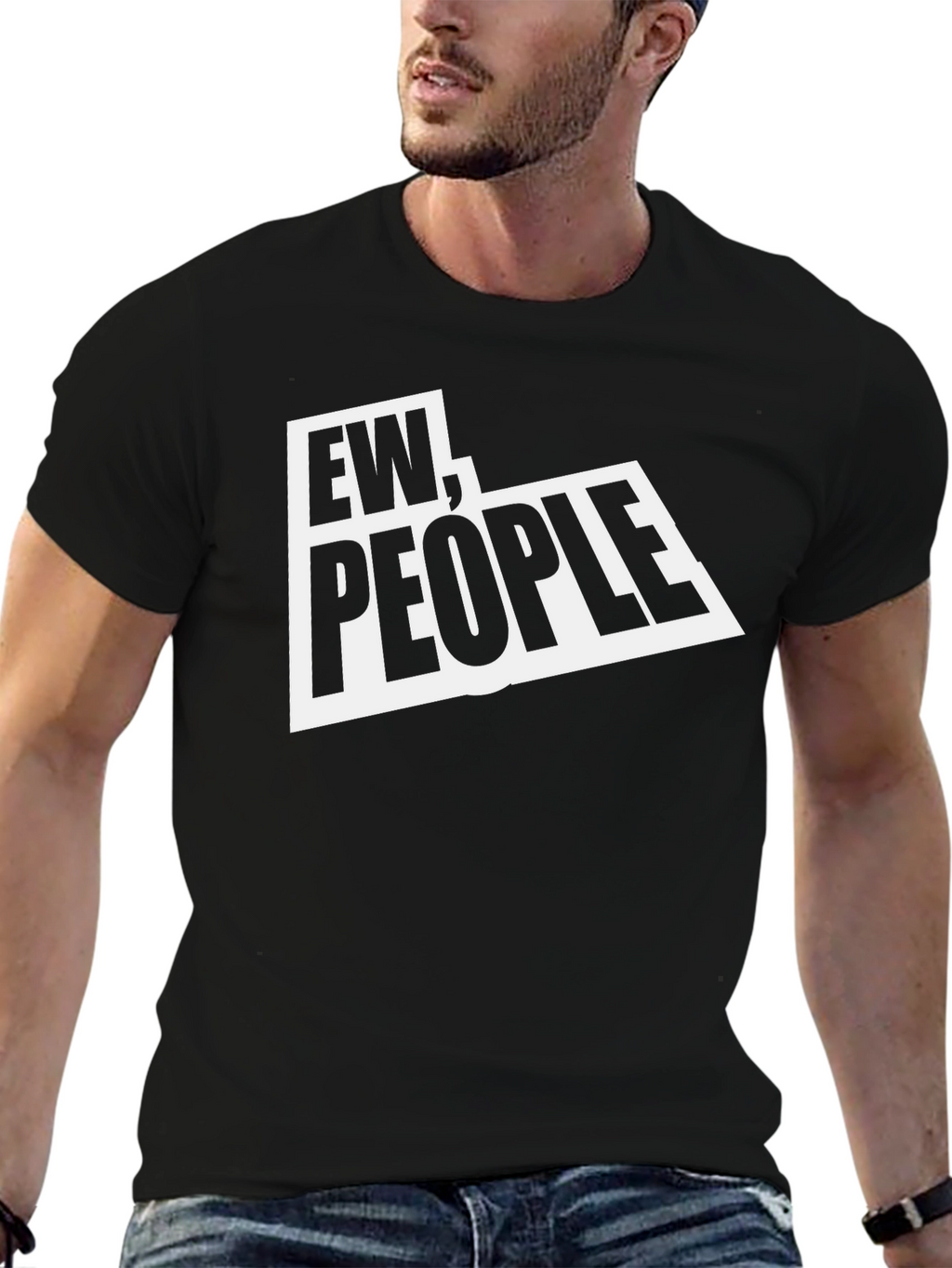 Ew People Graphic Tee - Black T-Shirt
