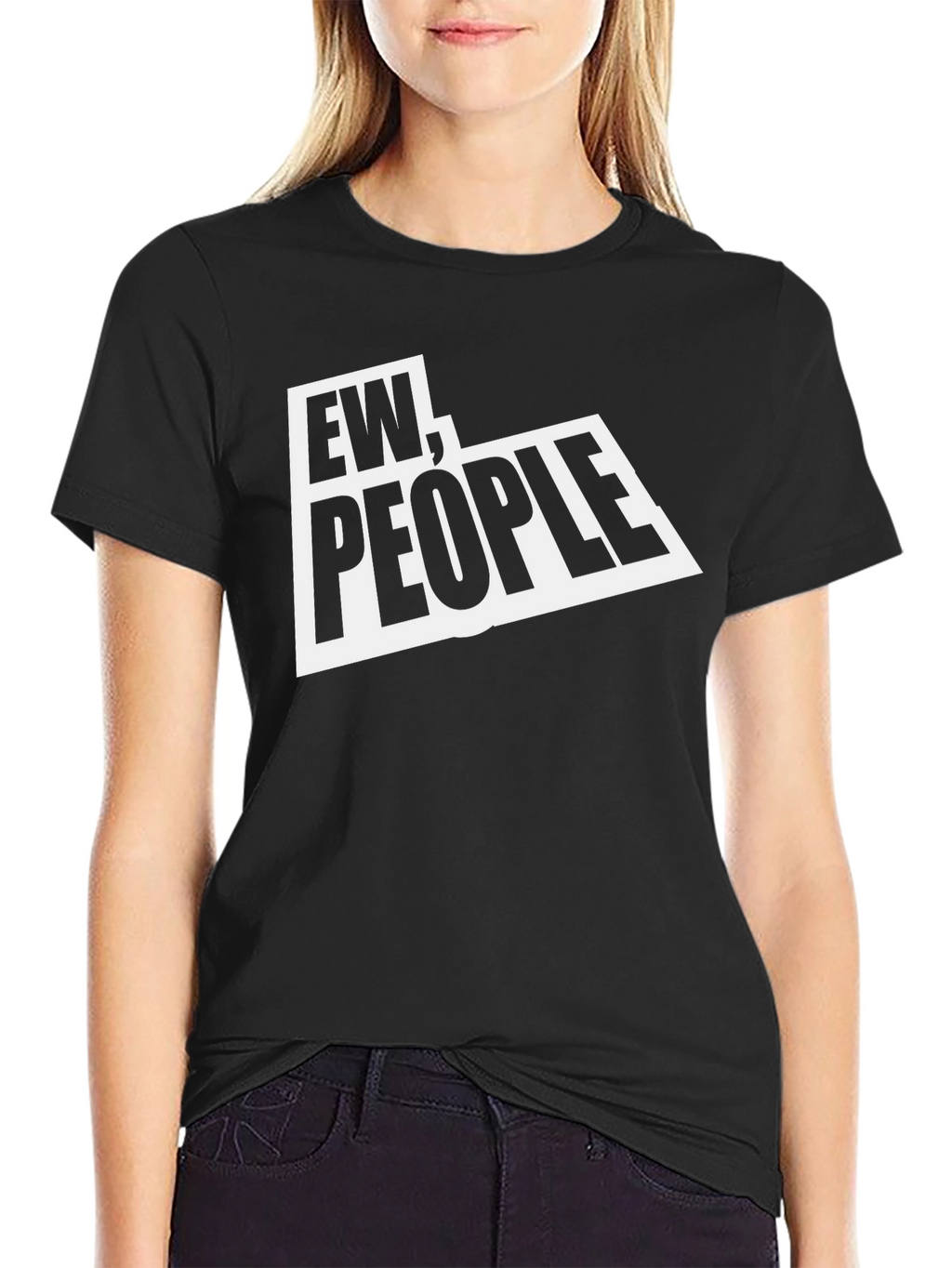 Ew People Graphic Tee - Black T-Shirt