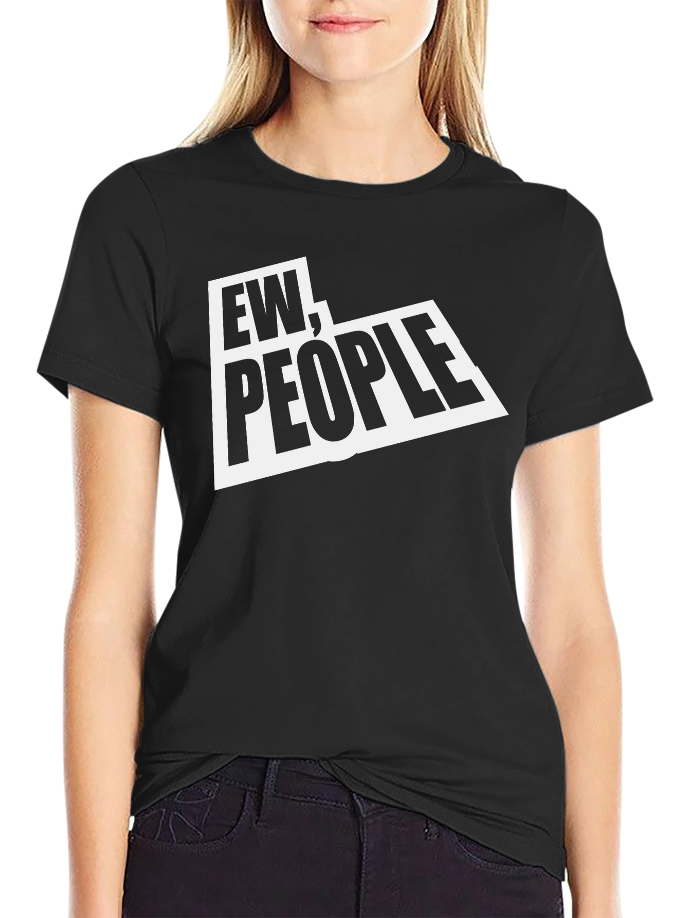 Ew People Graphic Tee - Black T-Shirt