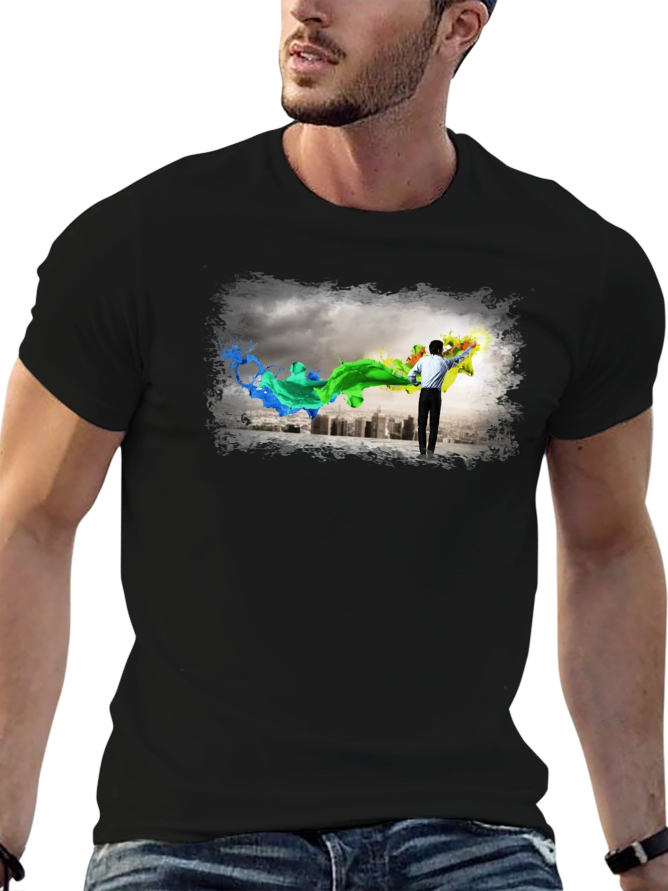 Artistic Cityscape T-Shirt
