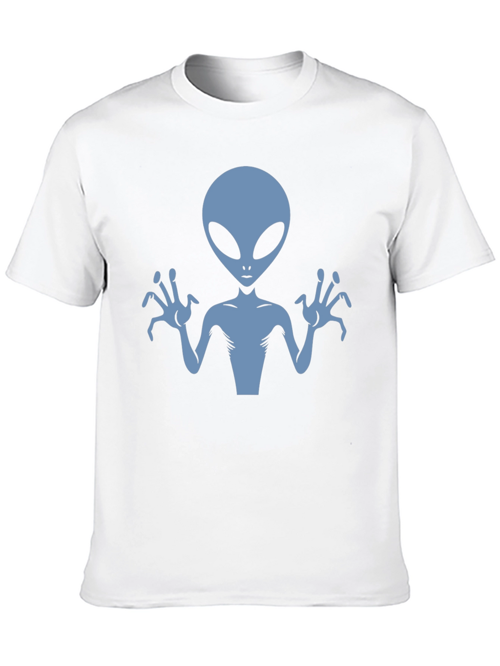 Mens Alien Graphic Print T-Shirt - Black